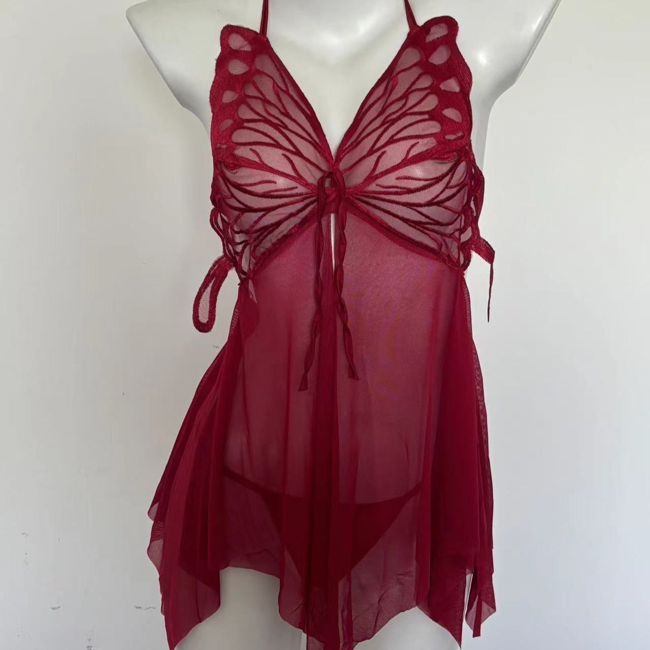 Butterfly Kisses Babydoll Two Piece Lingerie