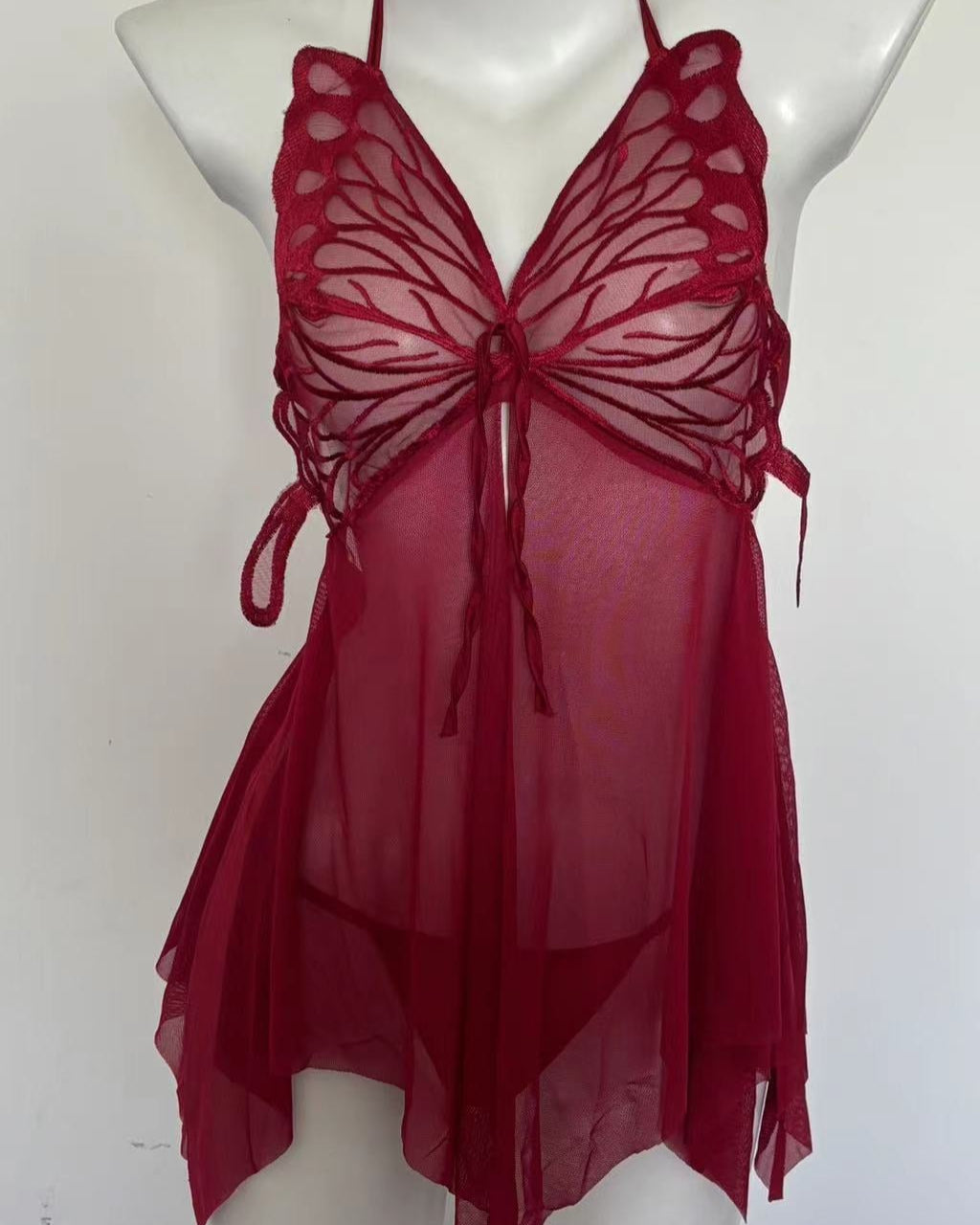 Butterfly Kisses Babydoll Two Piece Lingerie
