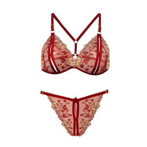 Petal Kiss Two-Piece Lingerie Set