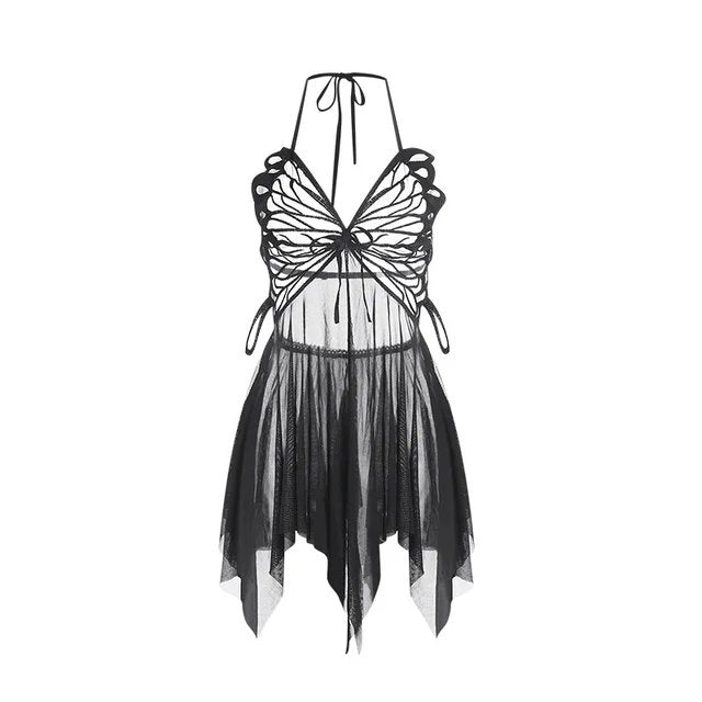 Butterfly Kisses Babydoll Two Piece Lingerie