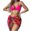 Bonnie Three Piece High Waist Bikini Swim Suit Set