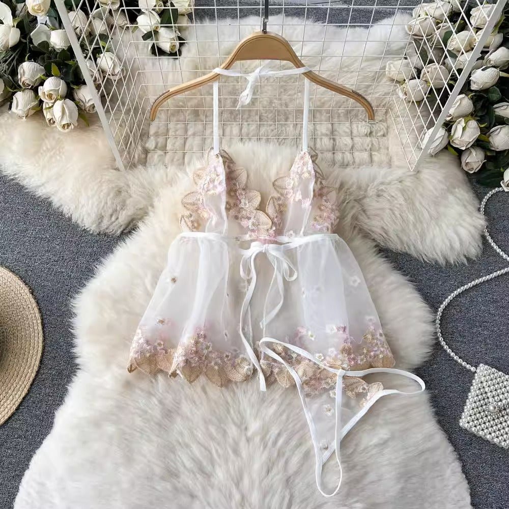 Blush Blossom Babydoll Lingerie