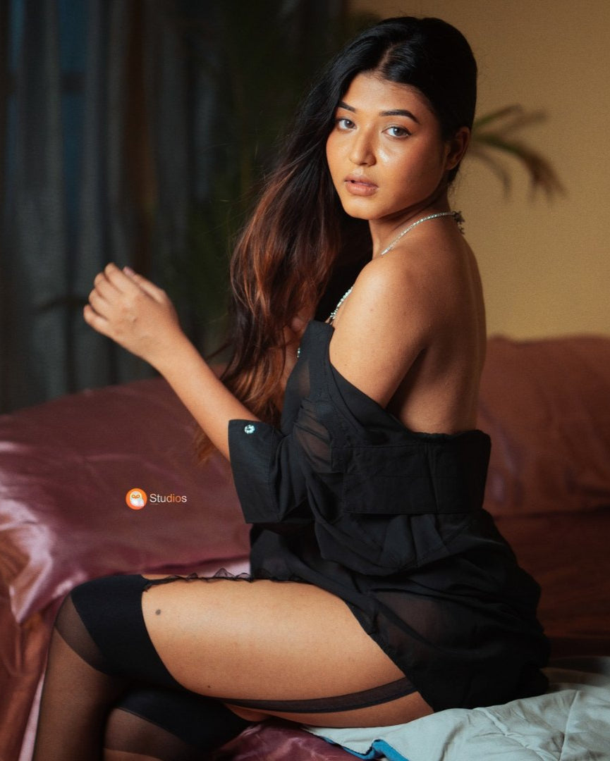 Cloud Nine Boyfriend Shirt Style Off-Shoulder Lingerie