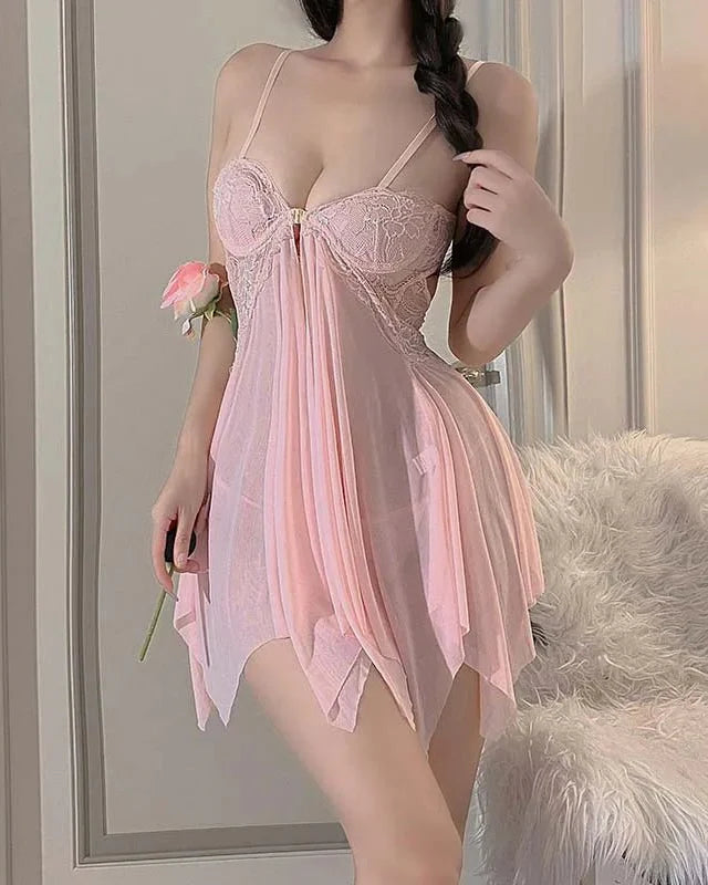 Blazing Romance Sheer Babydoll Lingerie