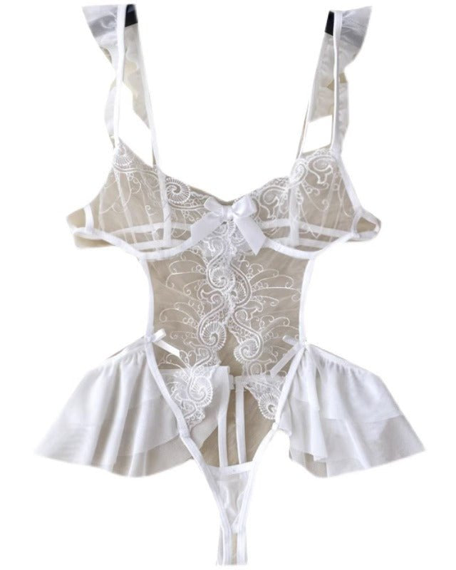 Juniper Scarlet Lace Bodysuit Lingerie
