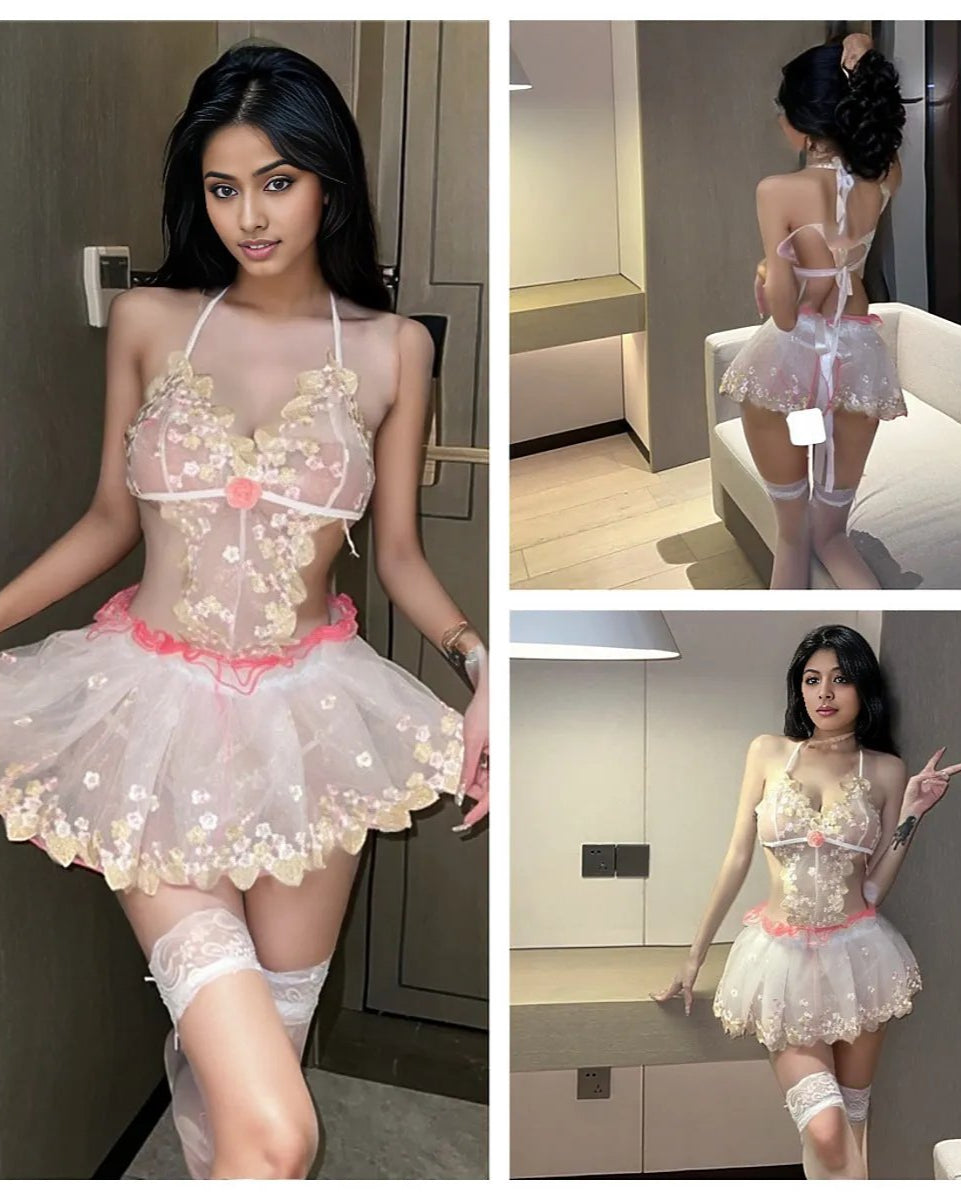 Dainty Delight Floral Nightwear Lingerie