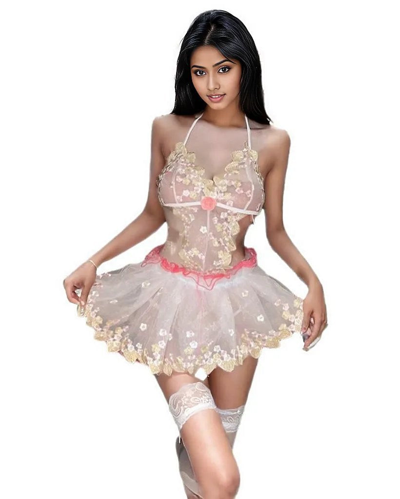 Dainty Delight Floral Nightwear Lingerie