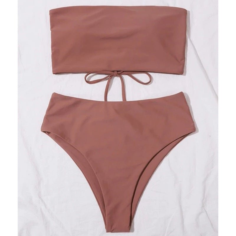 Lizzy Two Piece Piece High Waist Bikini Swim Suit Set