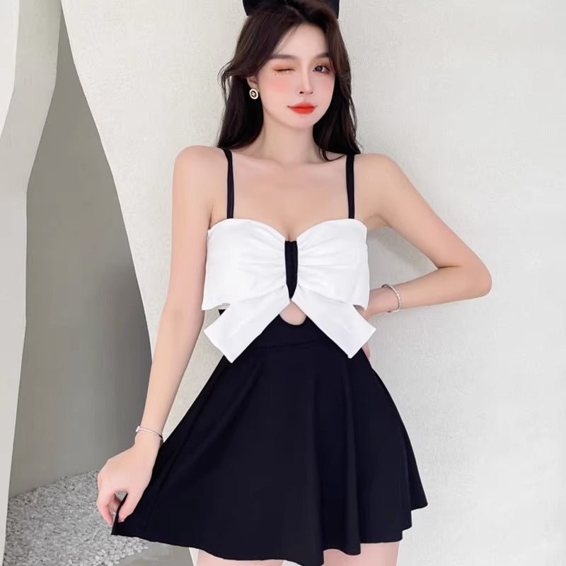 Maeve One Piece Ruffle Swimsuit Backless