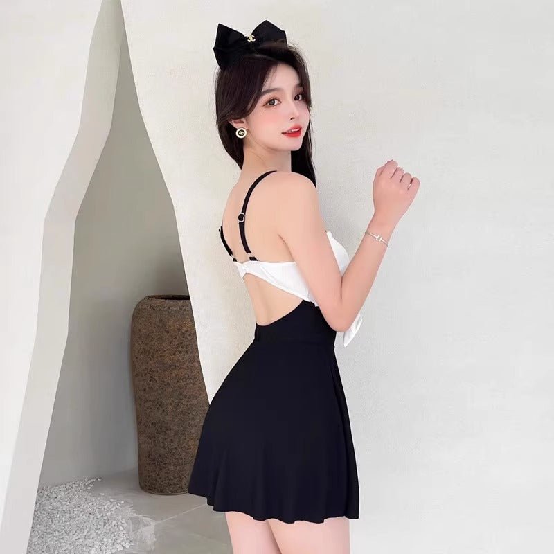 Maeve One Piece Ruffle Swimsuit Backless