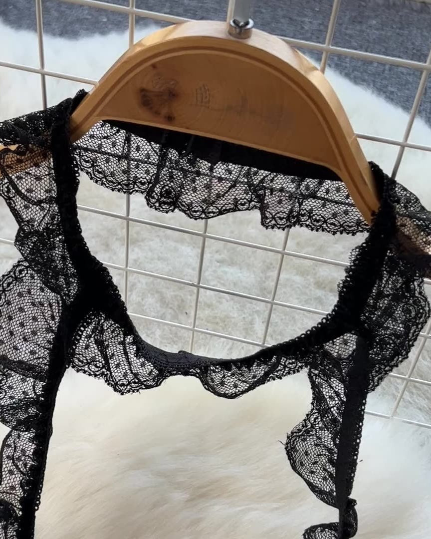 Risk It All Ruffled Lingerie