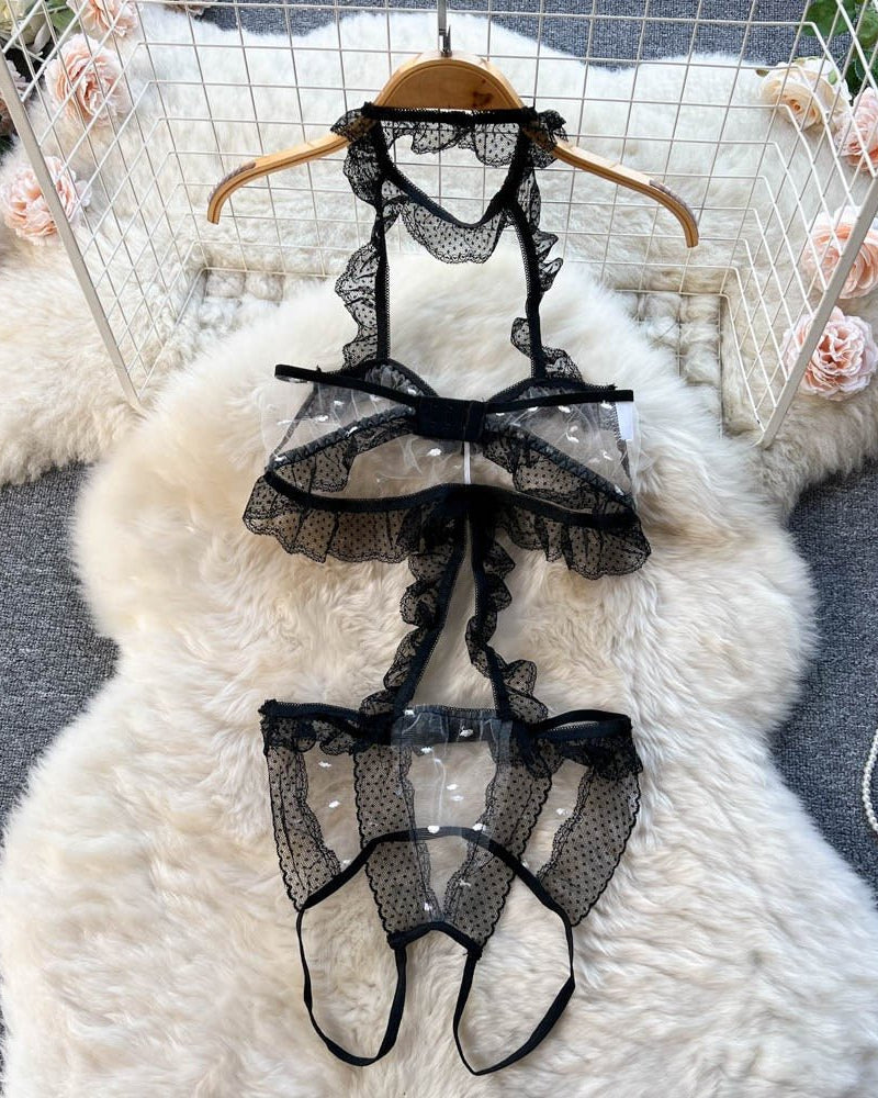 Risk It All Ruffled Lingerie
