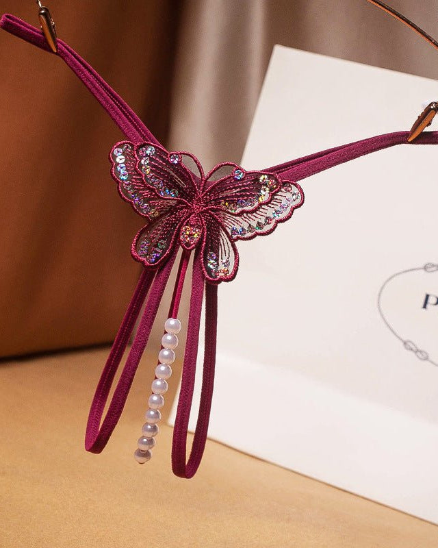 Jeweled Butterfly Desire Panty Lingerie