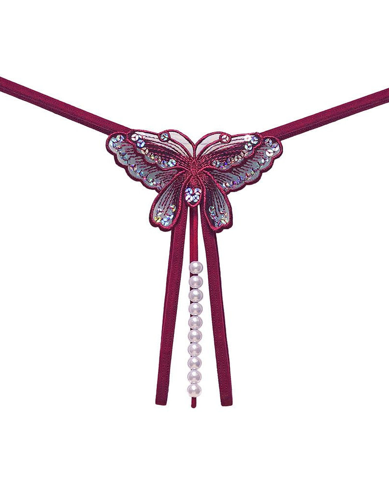 Jeweled Butterfly Desire Panty Lingerie