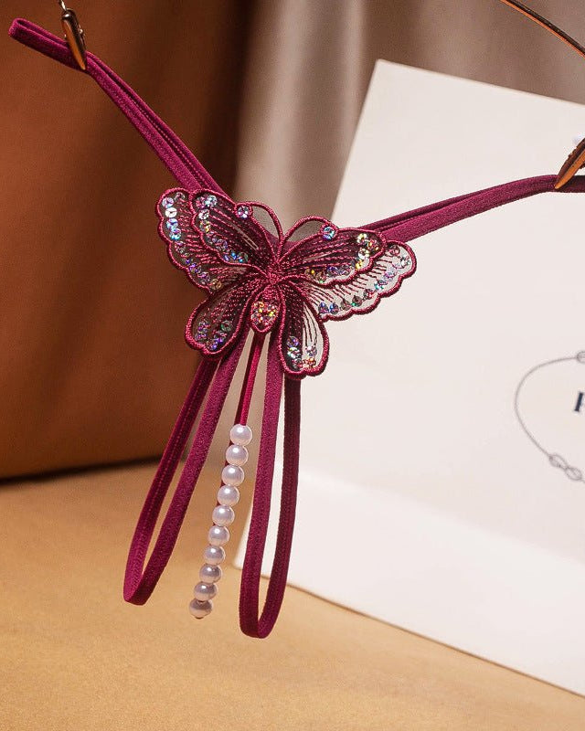 Jeweled Butterfly Desire Panty Lingerie