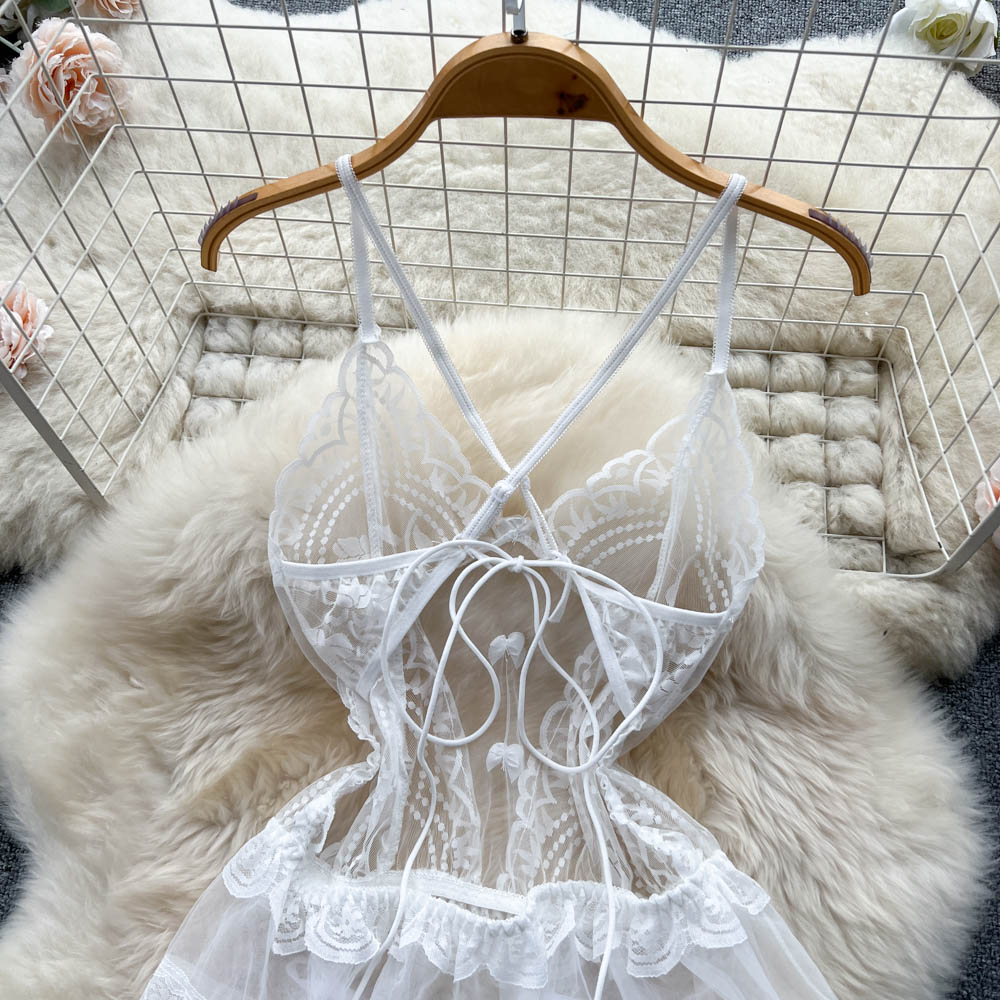 Say Less, Show More Mesh Lingerie