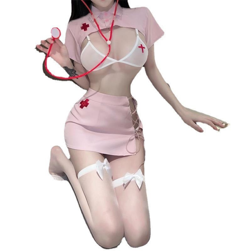 Innocent Allure Pink Nurse Fantasy Lingerie