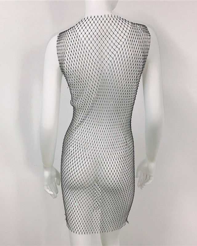 Diamond Glow Bikini Overlay/ Lingerie Coverup
