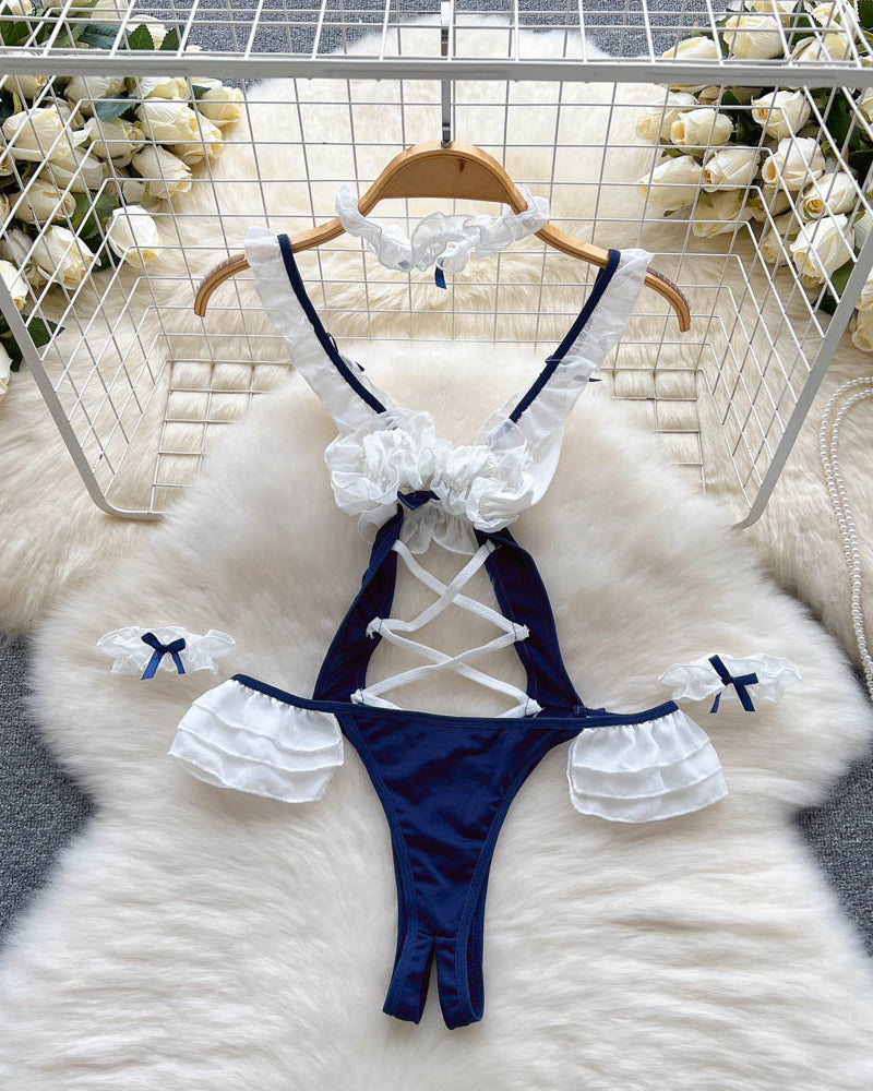 Ribbons & Lace Fantasy Lingerie Set
