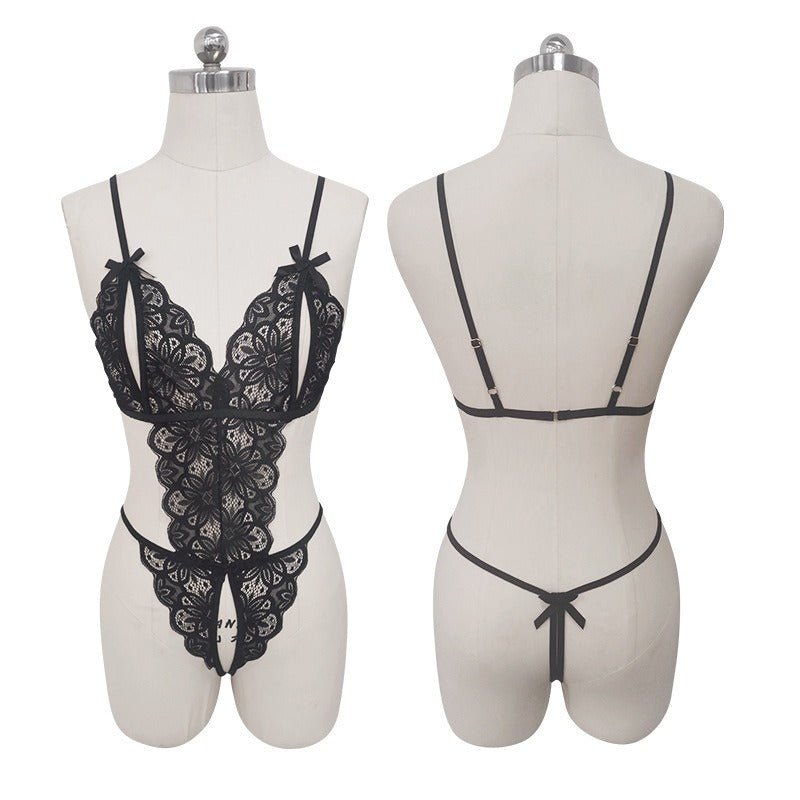 Secret Desire Strappy Lace Teddy Bodysuit Lingerie