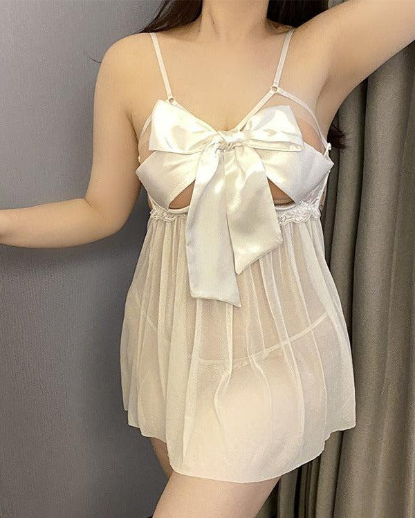 Whimsical Lace Plus Size Babydoll Lingerie
