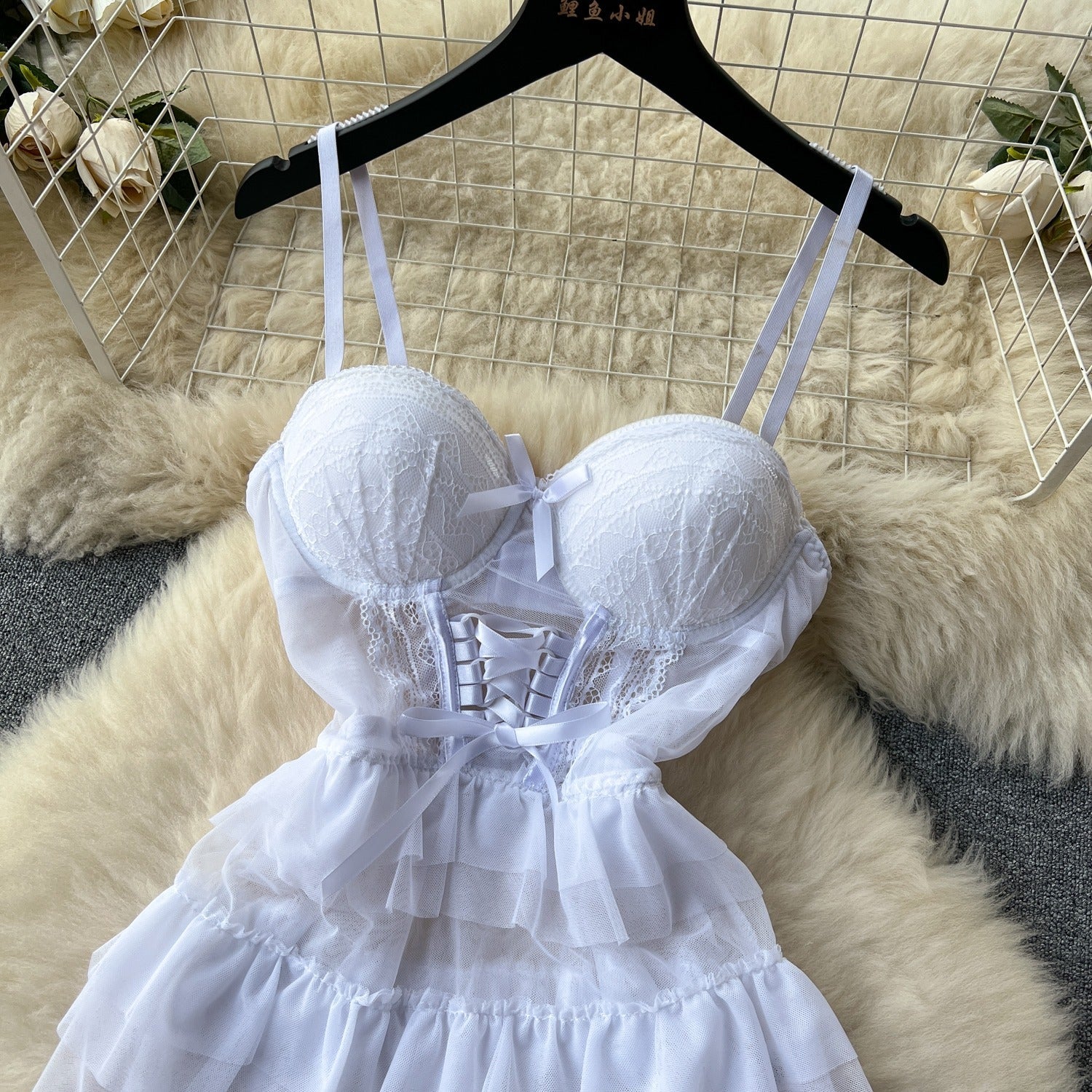 Old Hollywood Allure Two Piece Lingerie Set