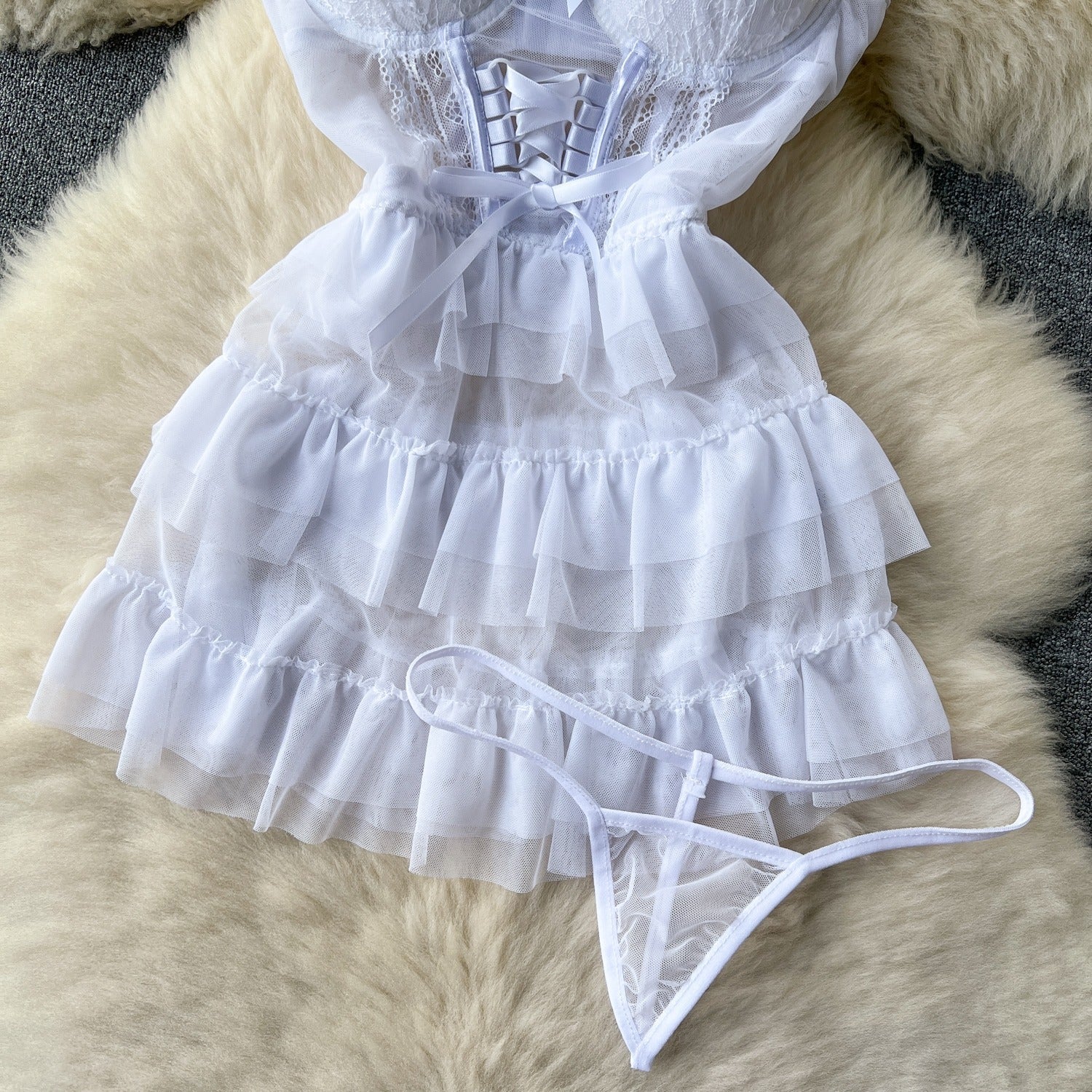 Old Hollywood Allure Two Piece Lingerie Set