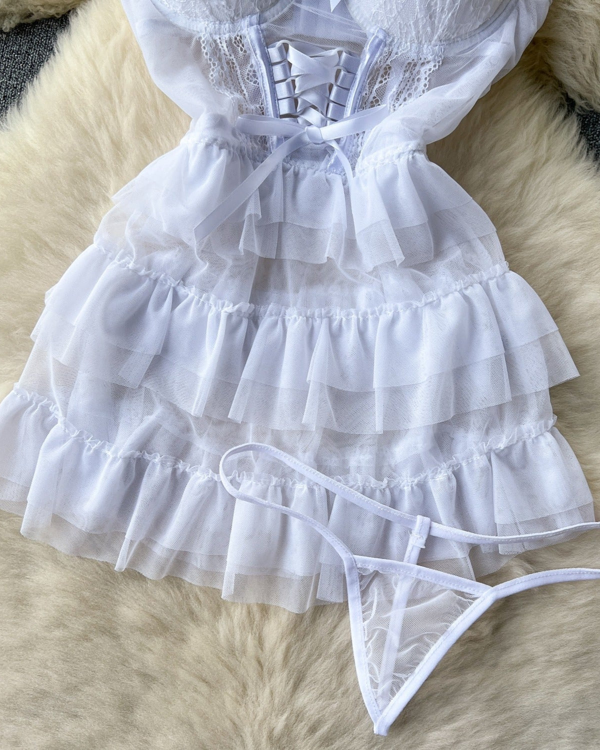 Old Hollywood Allure Two Piece Lingerie Set