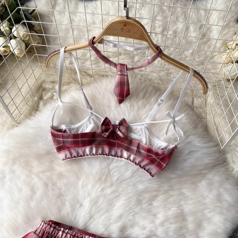 Extra Credit Cutie Four Piece Lingerie Set