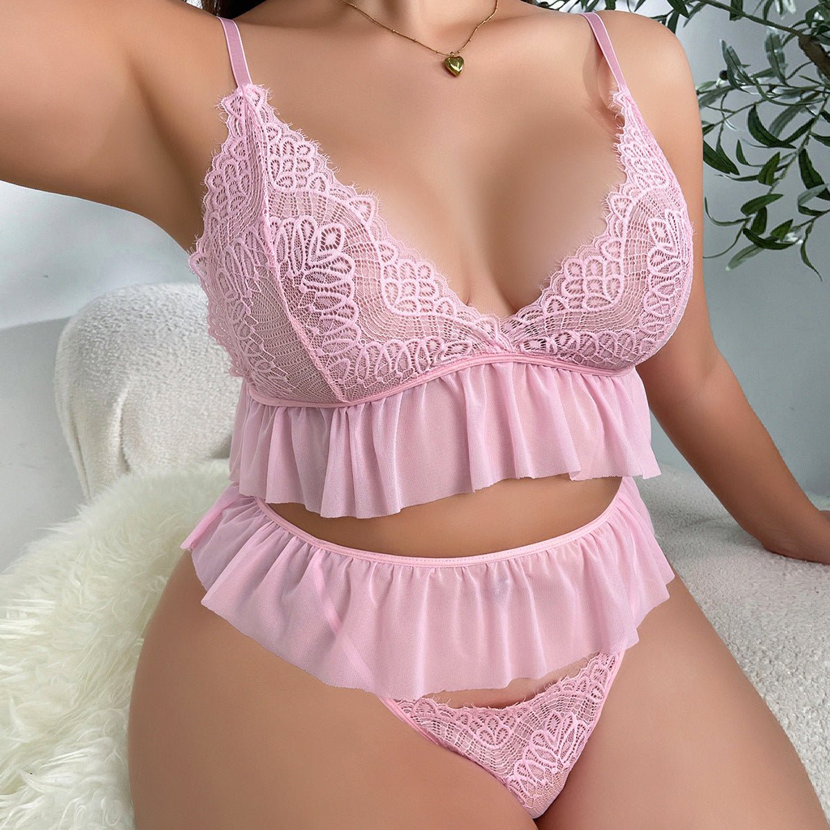 Tickled Pink Plus Size Lingerie