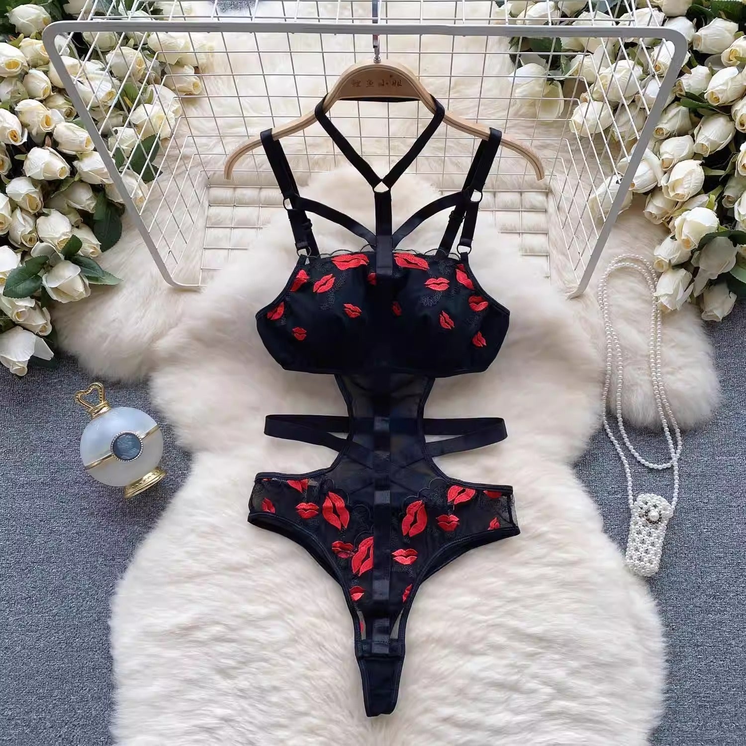 Lips Don’t Lie Bodysuit Lingerie