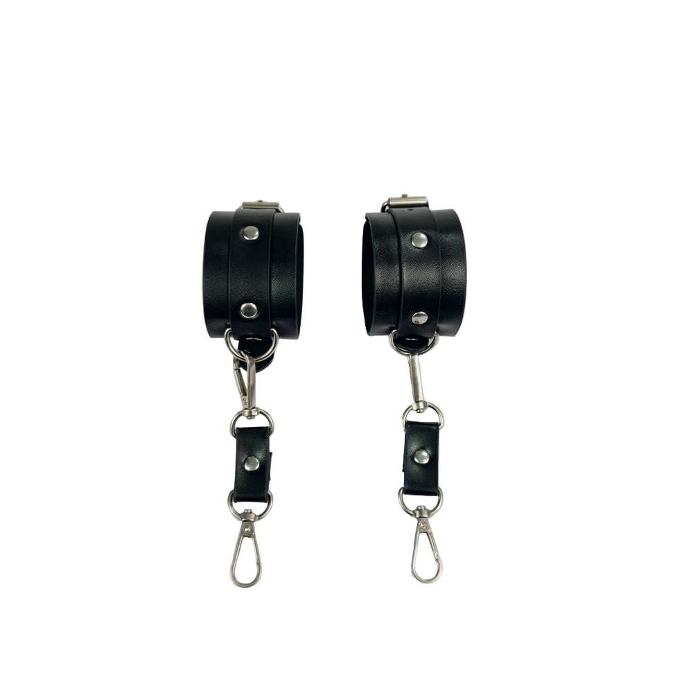 Zibba Leather Handcuff Roleplay