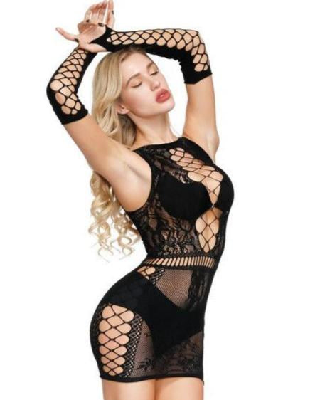 Venom Kiss Body Stocking Lingerie